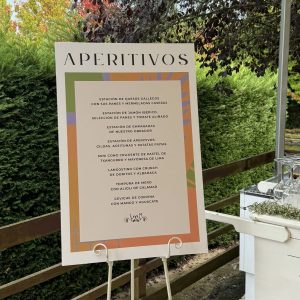 Cartel aperitivos
